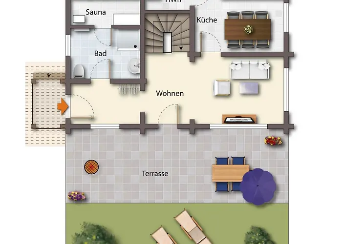 Blockhaus Vasco Da Gama - Meerblick Reihe 1 Und Eigene Sauna *